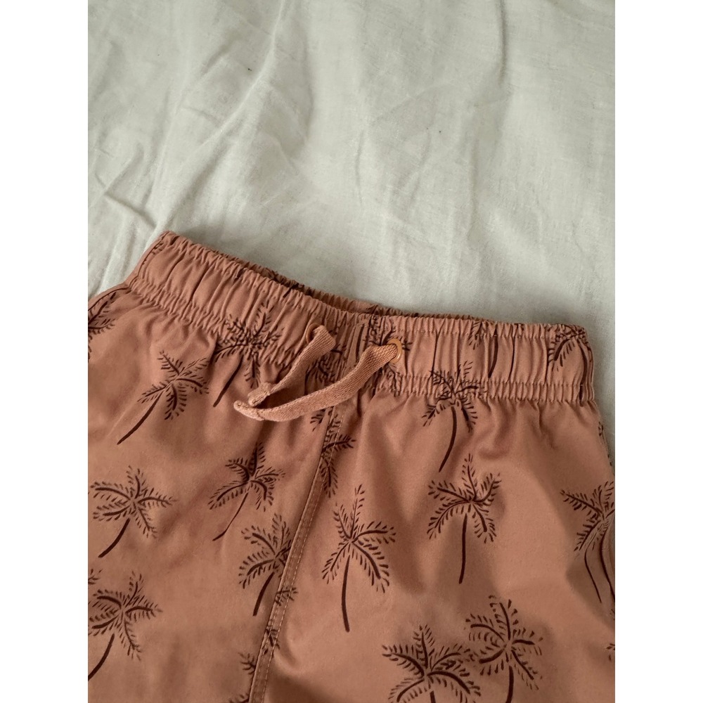Rylee + Cru Kids Palm Tree Print Swim Trunks 12-18 Months - Picture 3 of 7